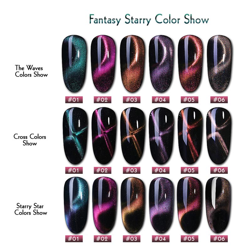 Cat’s Eye 6 Colors 3D