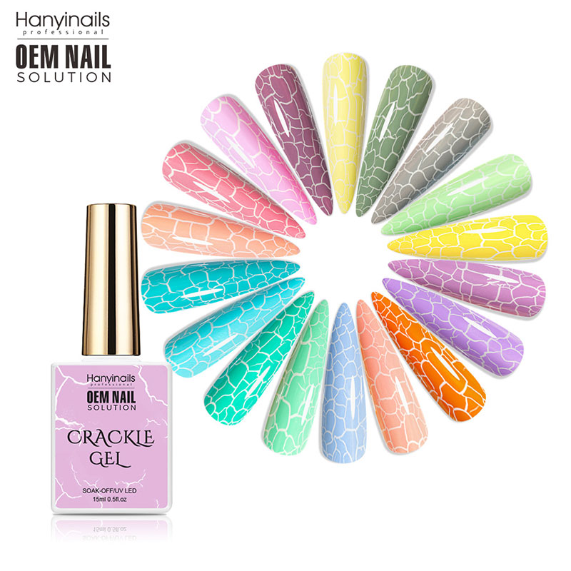 Pastel Crackle Gel