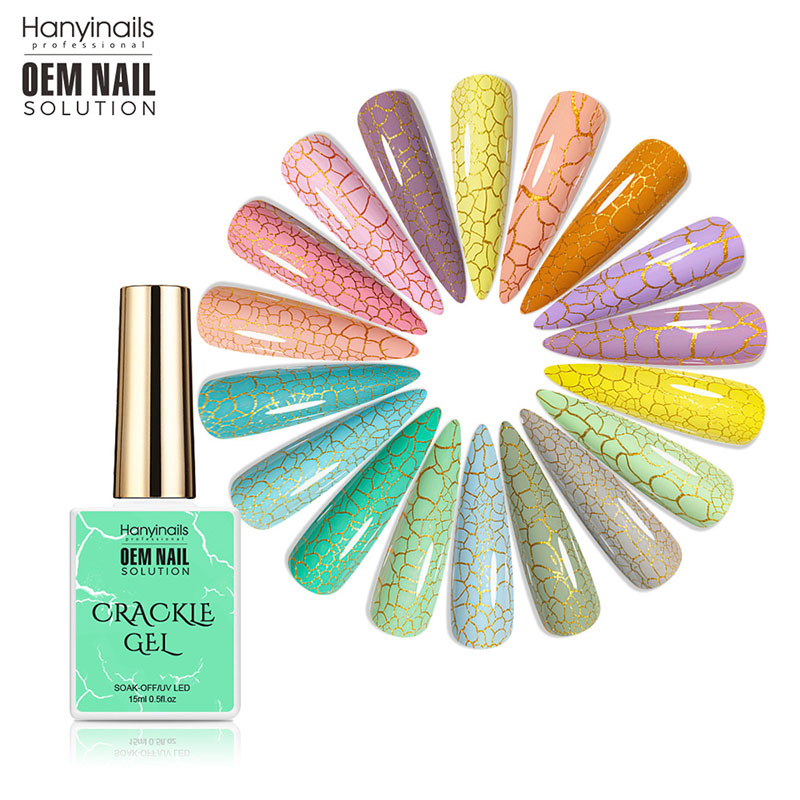 Pastel Crackle Gel