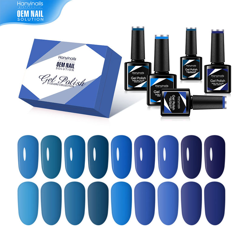 9 Color Nail Polish Set