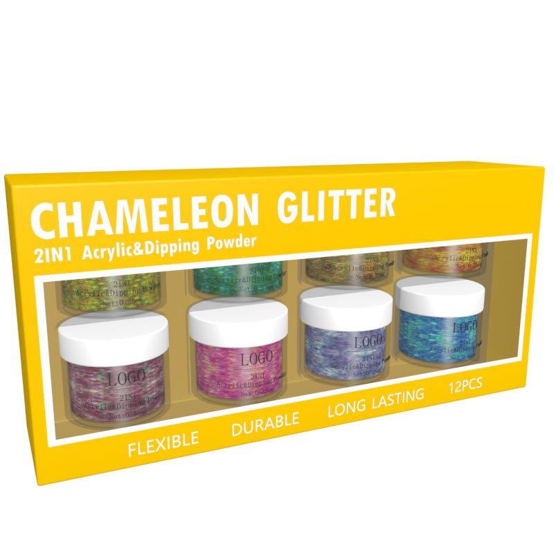 8 Bottles of Crystal Powder Set