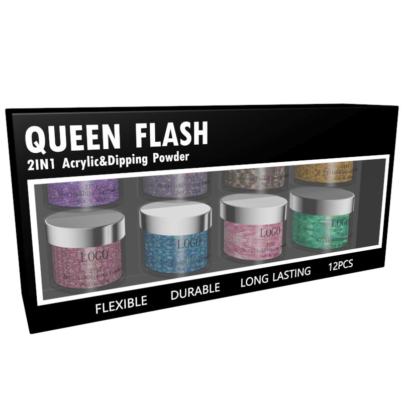 8 Bottles of Crystal Powder Set