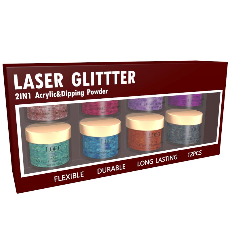 8 Bottles of Crystal Powder Set