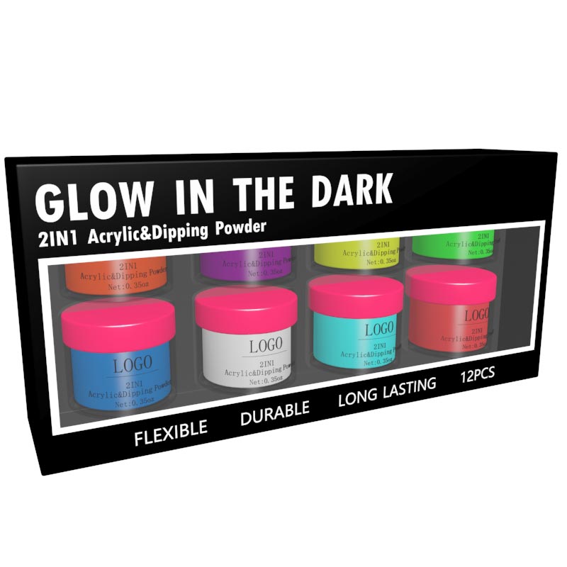 8 Bottles of Crystal Powder Set
