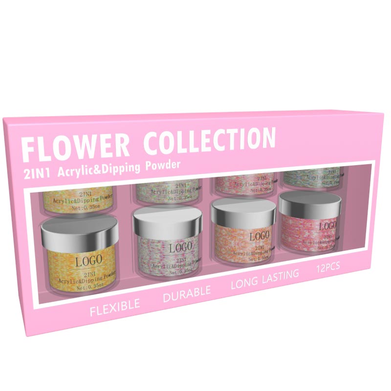 8 Bottles of Crystal Powder Set