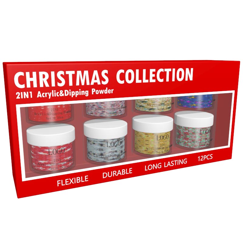 8 Bottles of Crystal Powder Set