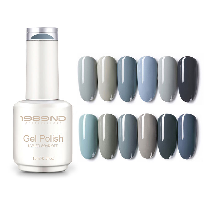15ml White Cylindrical Bottle With Transparent Top Nail Polish