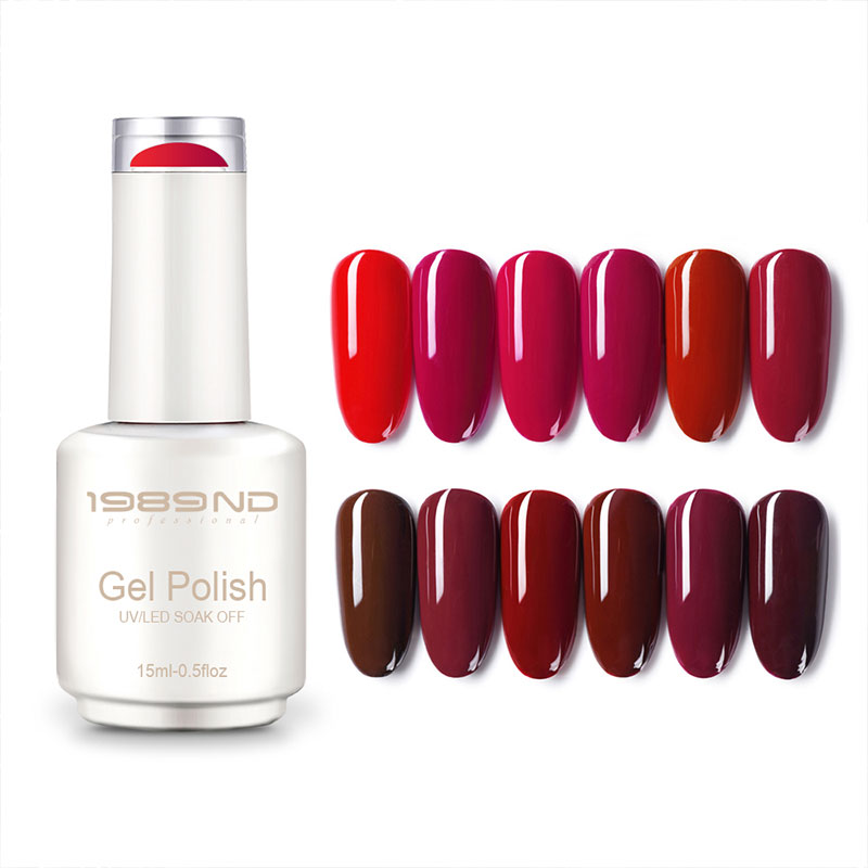15ml White Cylindrical Bottle With Transparent Top Nail Polish