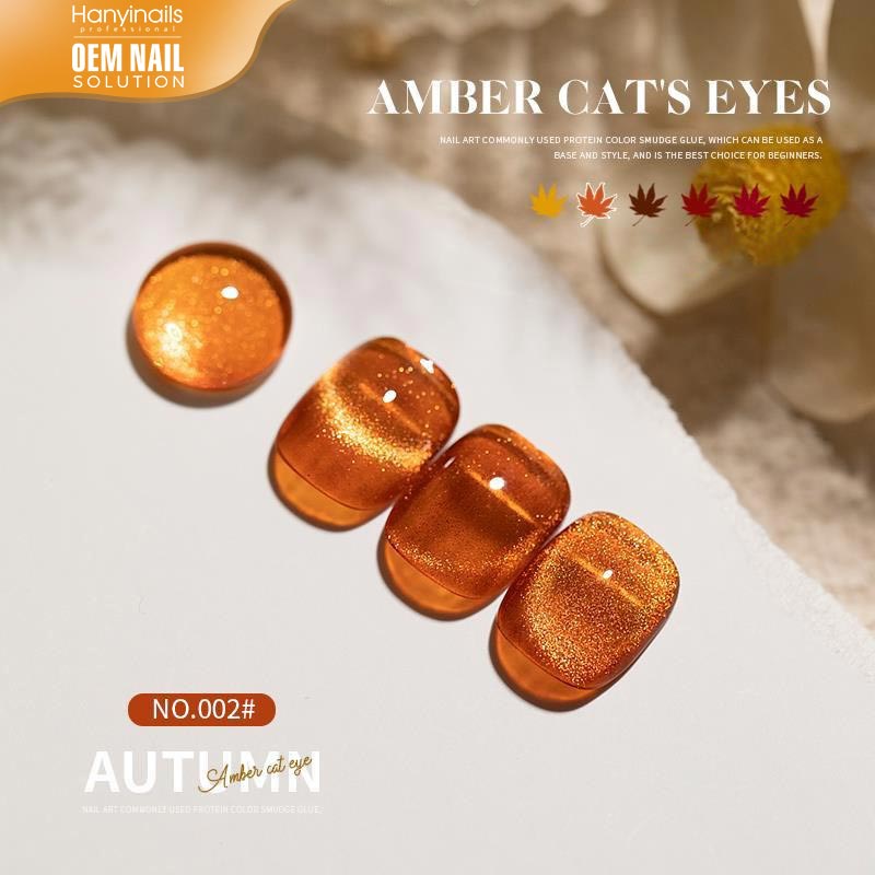 6 Colors Autumn and Winter Amber Spar Cat Eyes