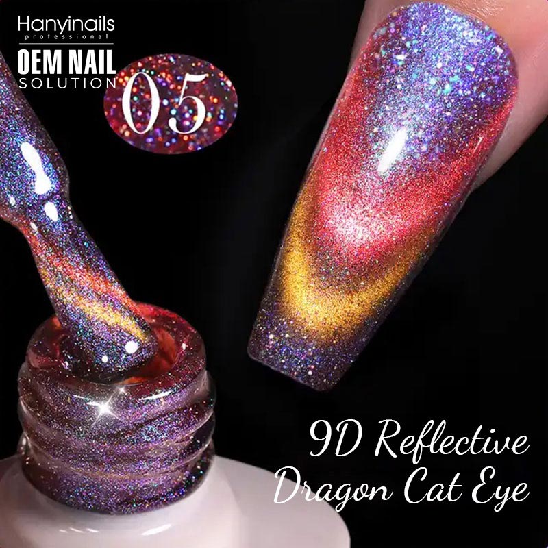 9D Reflective Dragon Cat Eye