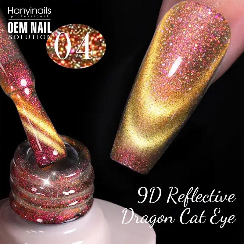 9D Reflective Dragon Cat Eye