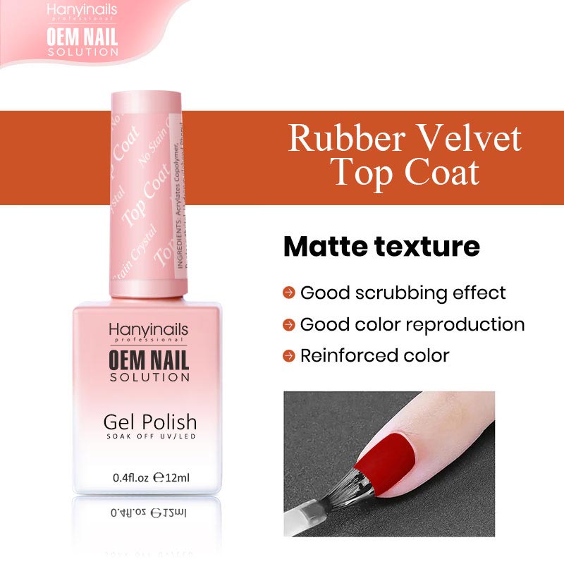 Rubber Velvet Top Coat