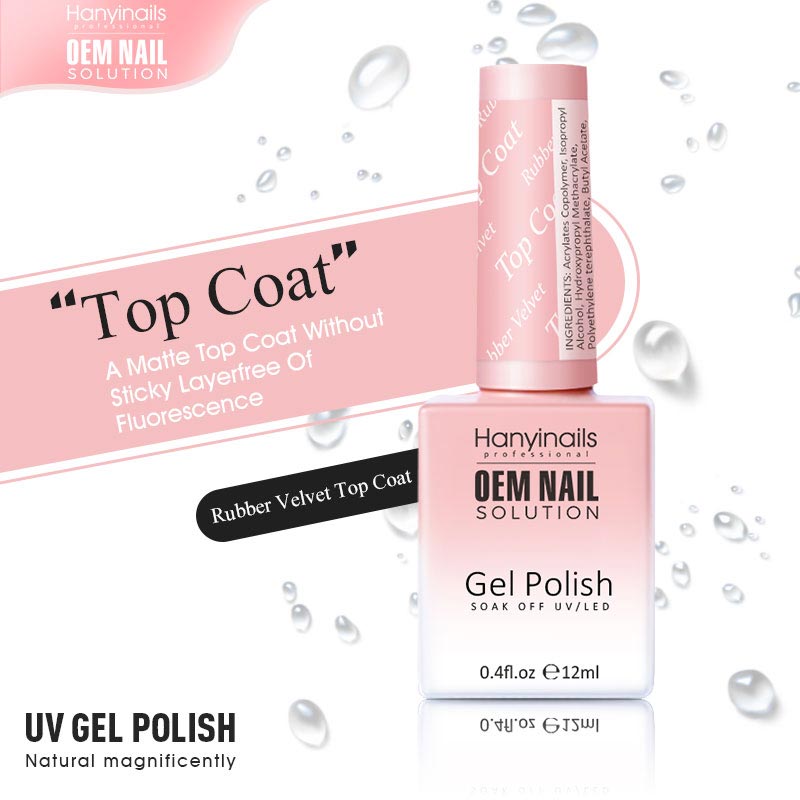 Rubber Velvet Top Coat